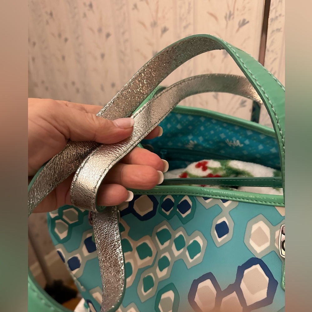 Brighton Vera Bradley Collab Canvas Tote - Picture 12 of 16